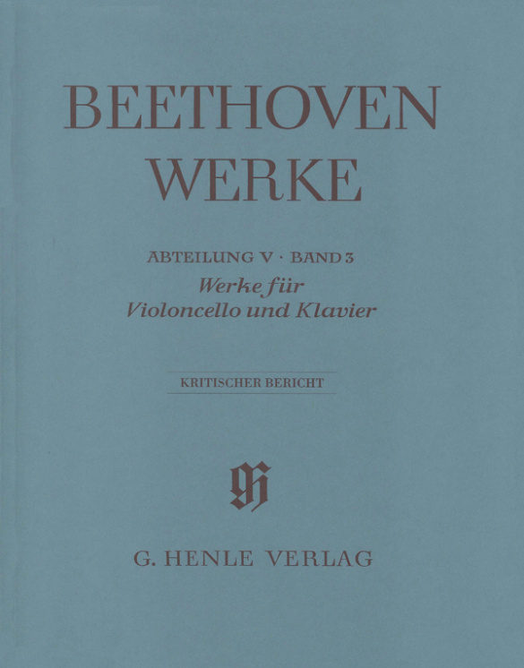 Beethoven Werke Abteilung 5 Band 3