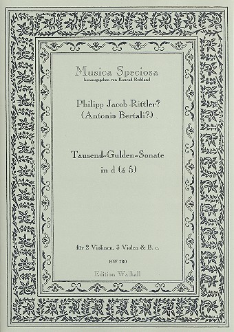 Tausend-Gulden-Sonate d-Moll à 5