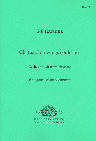 Oh that I on Wings could rise for