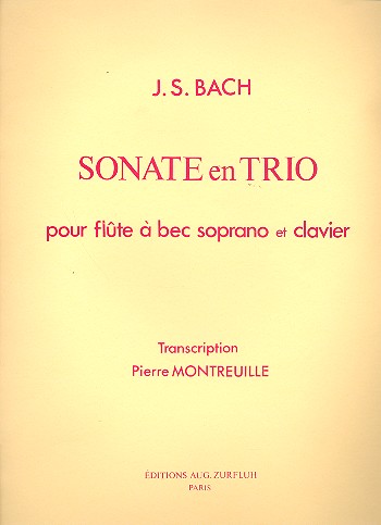 Sonate en trio BWV529 pour