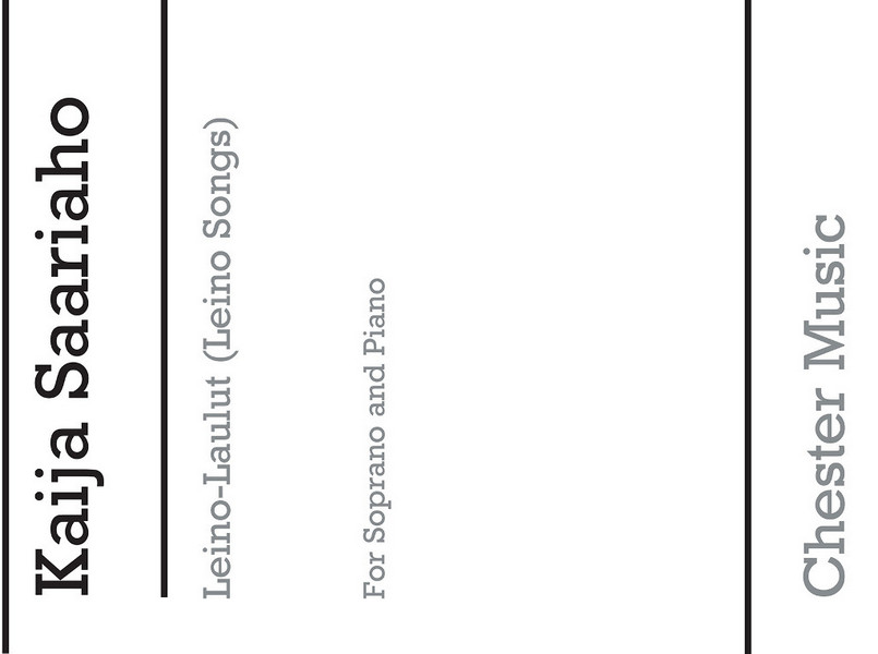 Leinolaulut for soprano and piano