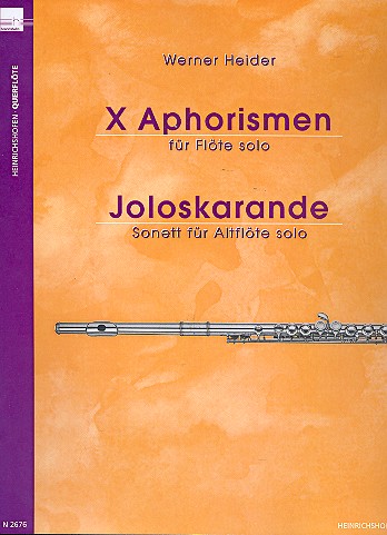 2 Stücke für Flöte (Altflöte)