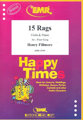 15 Rags: für Viola und Klavier