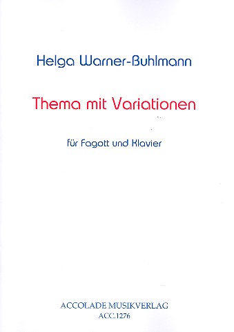 Thema mit Variationen für Fagott und Klavier