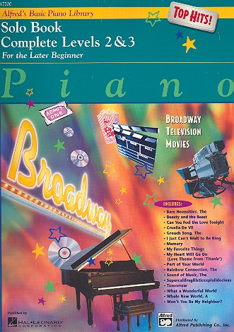 Solo Book Top Hits Levels 2 & 3: for piano