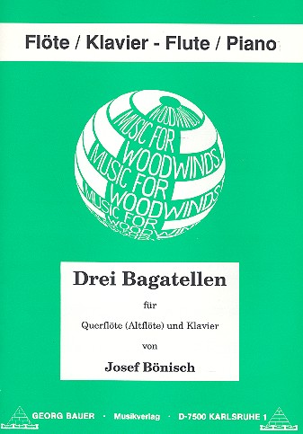 3 Bagatellen für Flöte (Altflöte)
