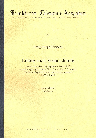 Erhöre mich wenn ich rufe TVWV1:459