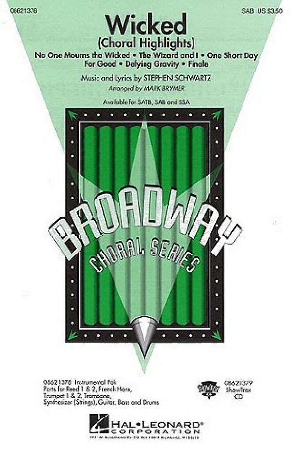 Wicked Choral Highlights for