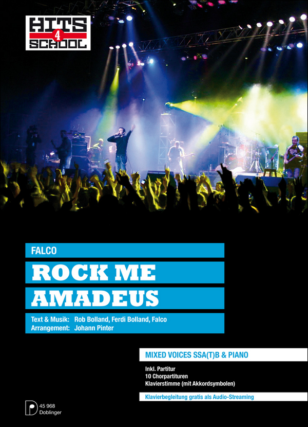 Rock me Amadeus für 4-5 Stimmen