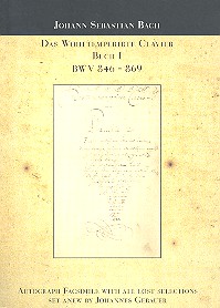 Das wohltemperierte Klavier Band 1