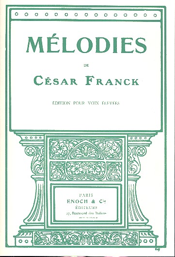 Melodies pour voix élevée et piano