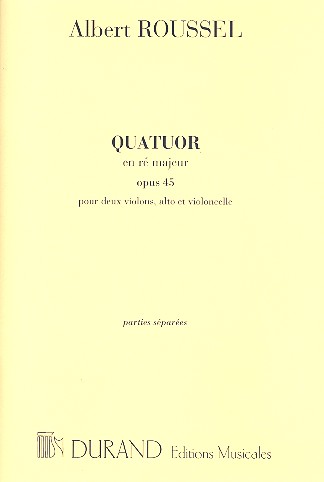 Quartett D-Dur  op.45 für 2 Violinen,