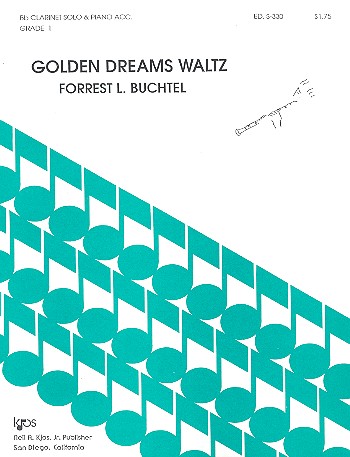 Golden Dreams Waltz for clarinet