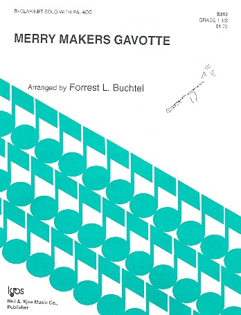 Merry Makers Gavotte for clarinet