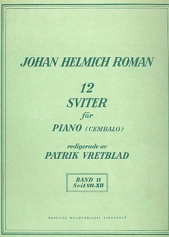 12 Suiten Band 2 (Nr.7-12) für Klavier