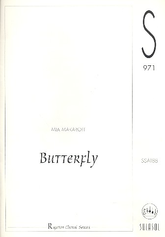 Butterfly for mixed chorus a cappella