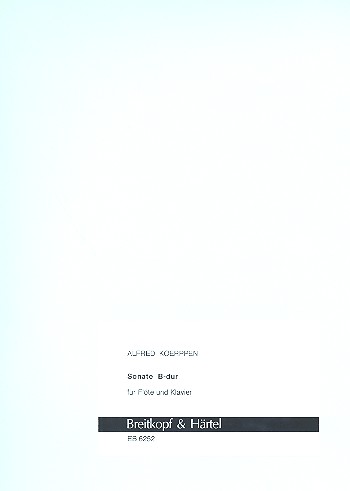 Sonate B-Dur für Flöte (Altblockflöte)