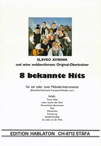 8 bekannte Hits für 1-2 Melodieinstrumente