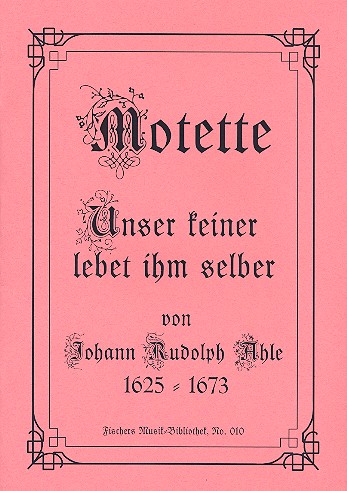 Unser keiner lebet ihm selber 