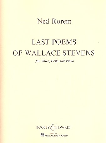Last Poems of Wallace Stevens