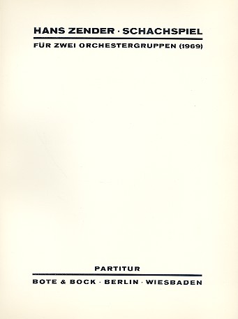 Schachspiel für 2 Orchestergruppen