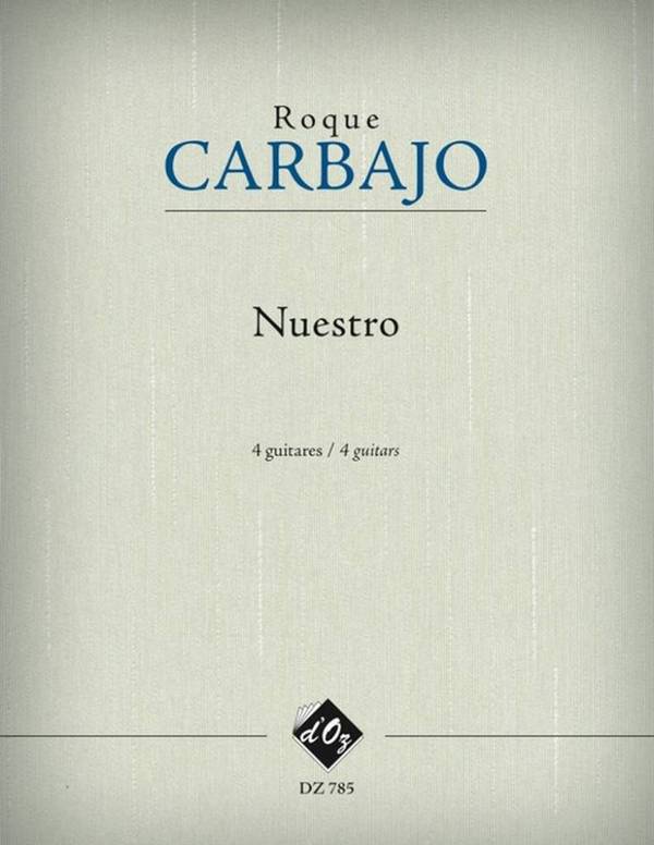 Nuestro pour 4 guitares