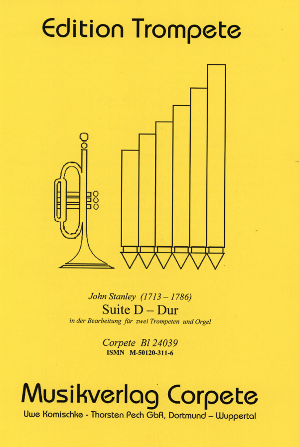 Suite D-Dur für 2 Trompeten und Orgel