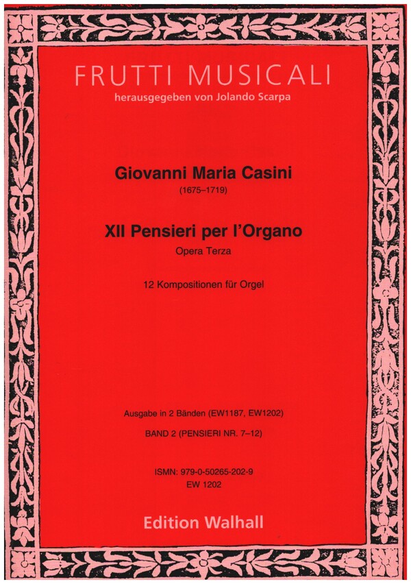 12 Pensieri per l'Organo Band 2 (Nr.7-12)