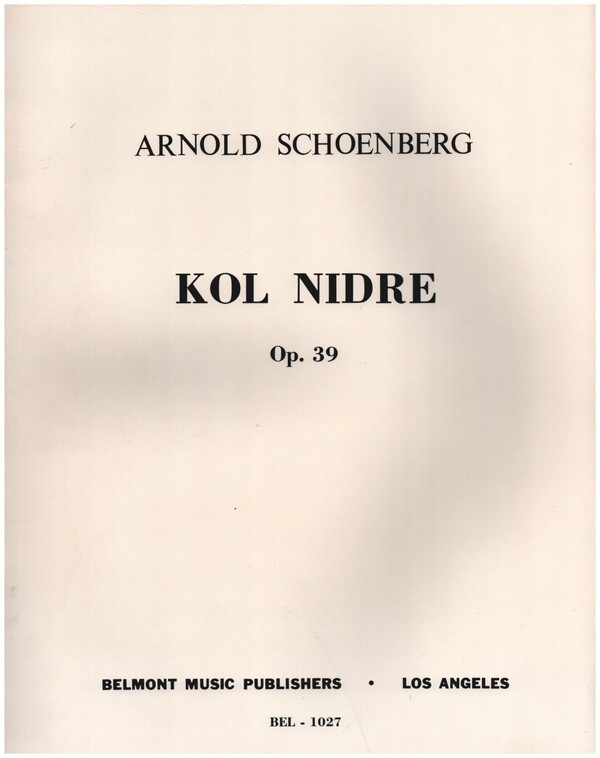 Kol Nidre op.39
