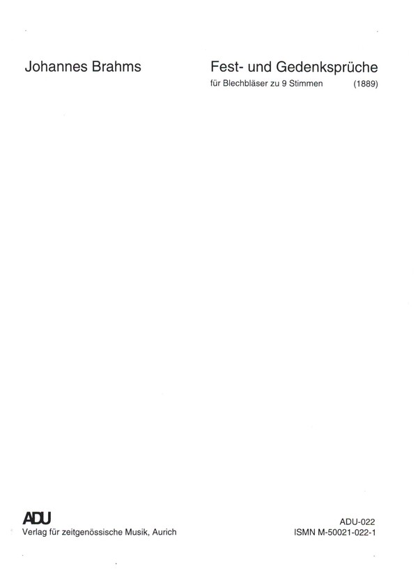 Fest- und Gedenksprüche