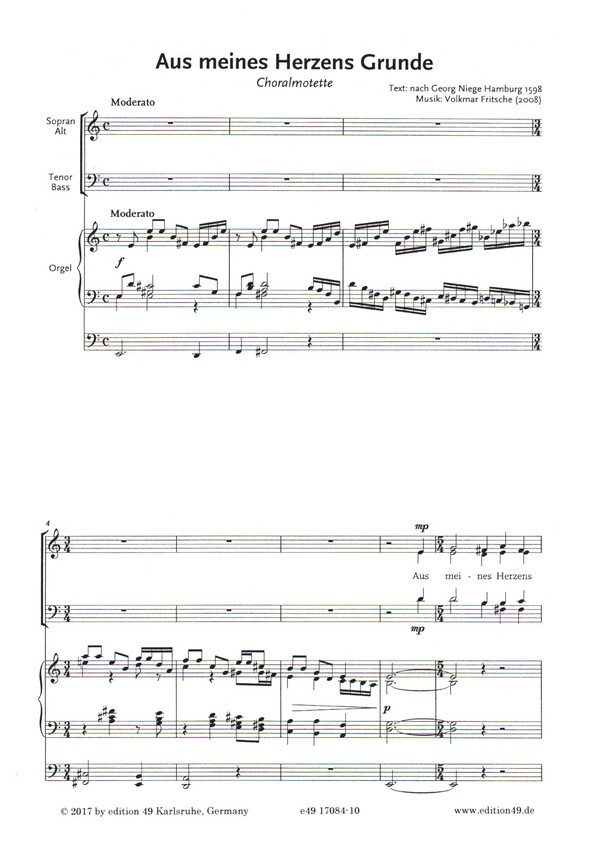 Aus meinem Herzens Grunde