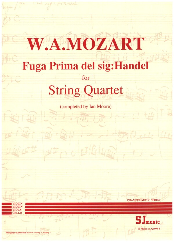 Fuga Prima del sig:Handel