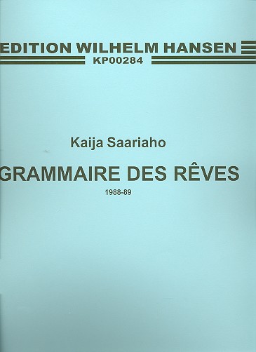 Grammaire des reves for soprano,