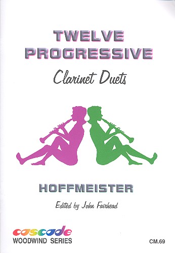 12 progressive Duets for 2 clarinets