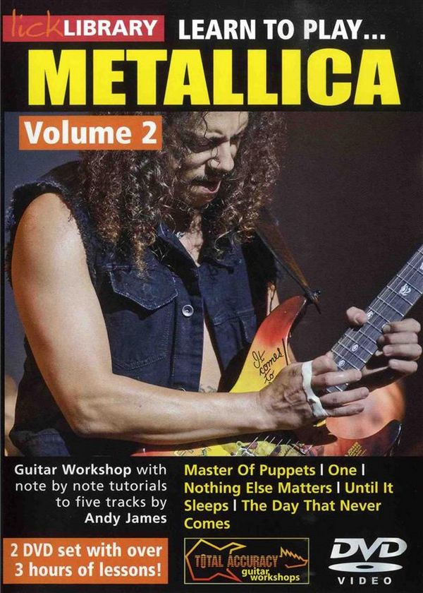 Learn to play Metallica vol.2 DVD-Video