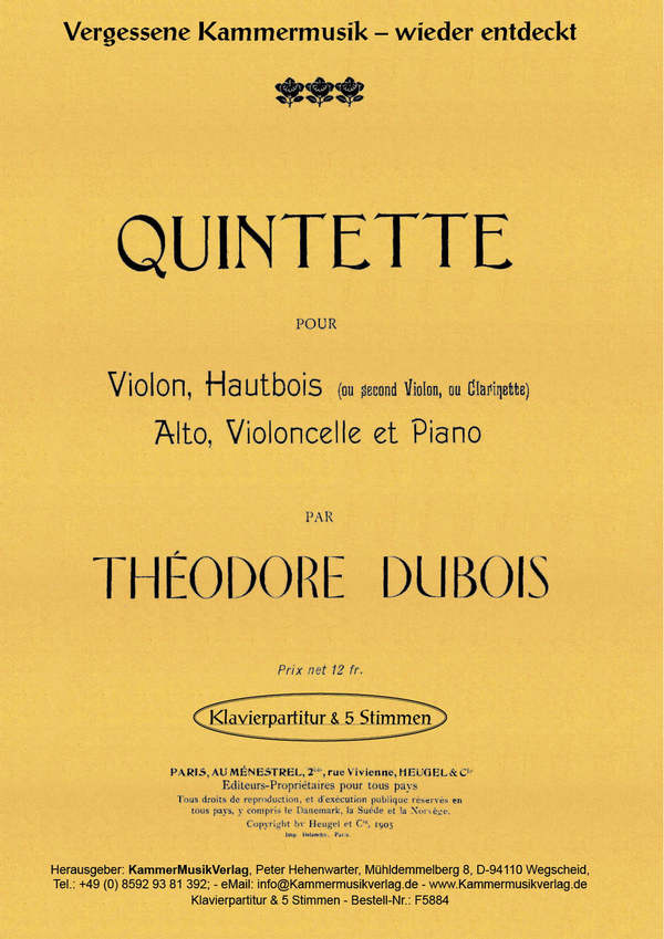 Quintett F-Dur