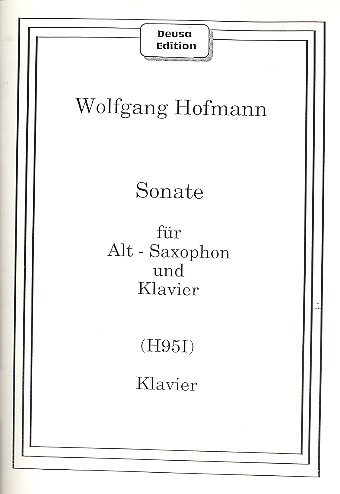 Sonate H95I für Altsaxophon und Klavier