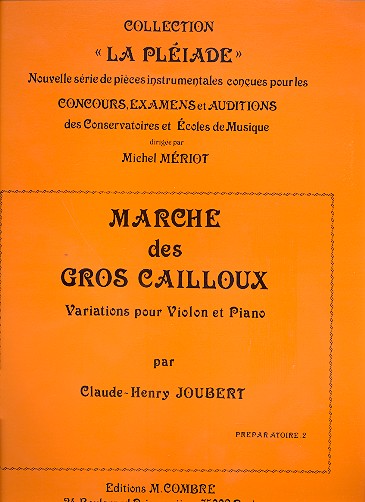 Marche de gros cailloux pour violon