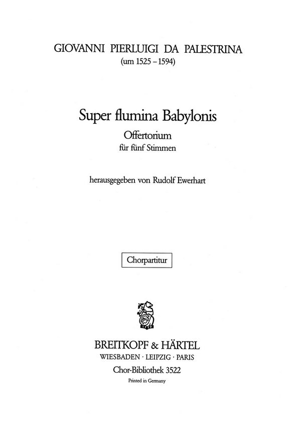 Super flumina Babylonis