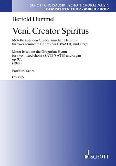 Veni creator spiritus op.97d
