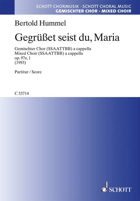 Gegrüßet seist du Maria op.97e,1
