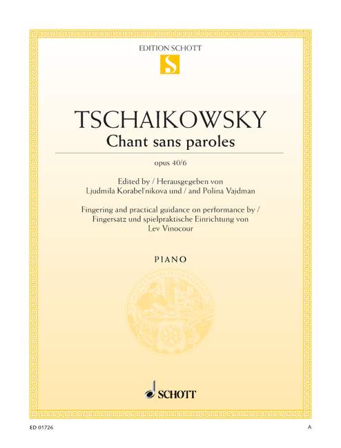 Chant sans paroles op. 40/6