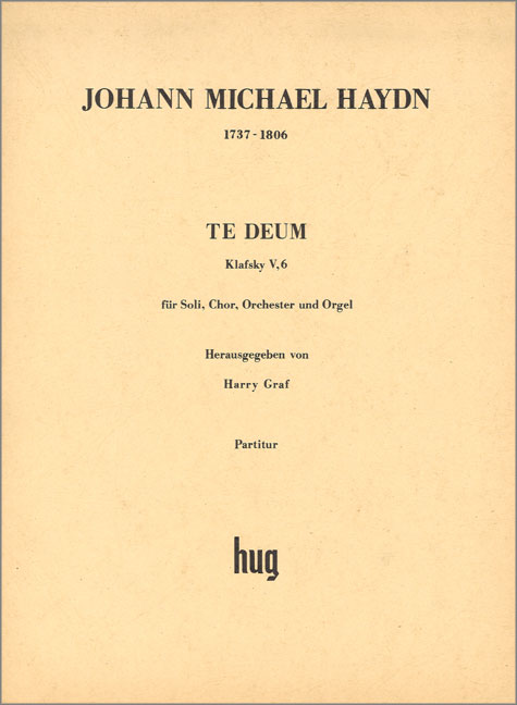 Te Deum für Soli, gem Chor, Orchester