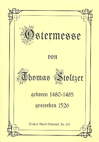 Ostermesse für gem Chor a cappella