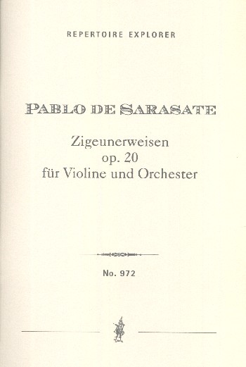 Zigeunerweisen op.20 für Violine