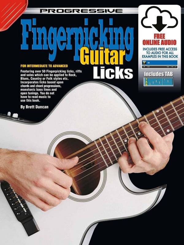 Progressive Fingerpicking Guitar Licks (+Media Online)