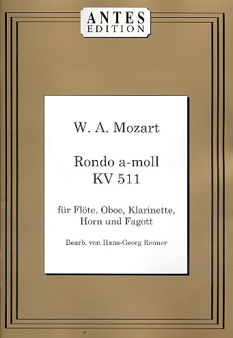 Rondo a-Moll KV511 für Flöte, Oboe,
