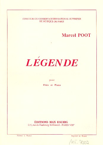 Légende pour flute et piano