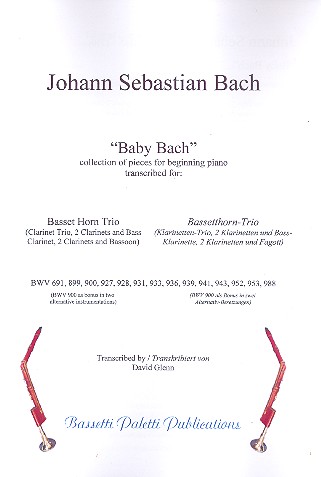 Baby Bach für 3 Bassetthörner