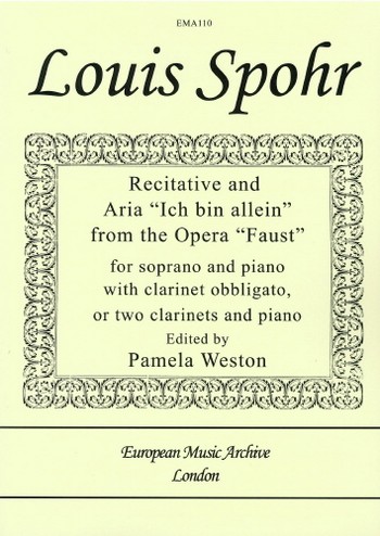 Ich bin allein aus der Oper Faust für